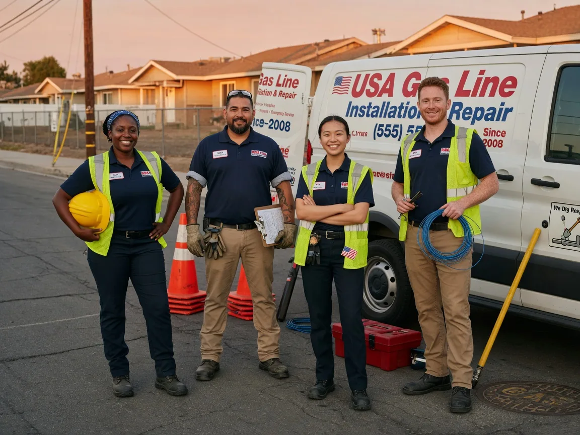 Gas Line Installation company in Reinholds, PA